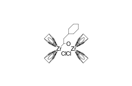 1-Cyclohexyl-3-oxa-2,3-bis(bis[cyclopentadienyl]-zirconium chloride)-propane