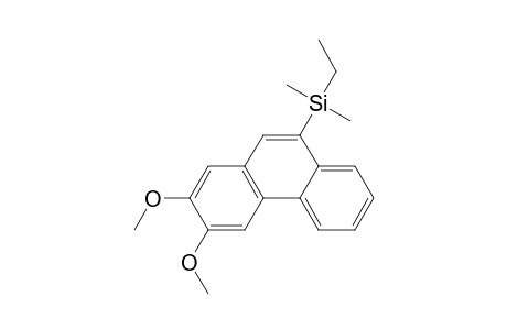 2,3-Dimethoxy-9-(ethyldimethylsilyl)phenanthrene