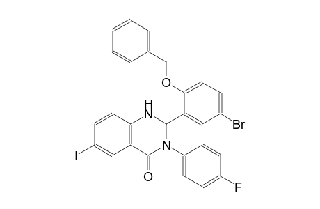 2-[2-(benzyloxy)-5-bromophenyl]-3-(4-fluorophenyl)-6-iodo-2,3-dihydro-4(1H)-quinazolinone
