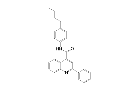 4-Quinolinecarboxamide, N-(4-butylphenyl)-2-phenyl-