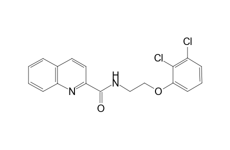 2-quinolinecarboxamide, N-[2-(2,3-dichlorophenoxy)ethyl]-