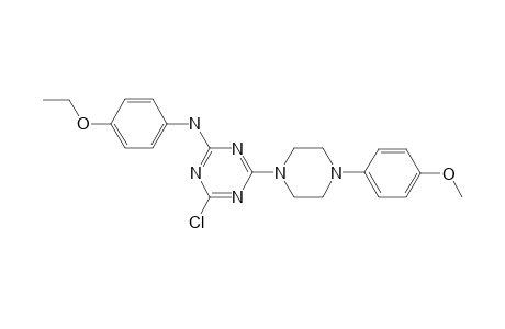 4-Chloro-N-(4-ethoxyphenyl)-6-[4-(4-methoxyphenyl)-1-piperazinyl]-1,3,5-triazin-2-amine