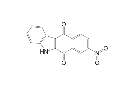 5H-Benzo[b]carbazole-6,11-dione, 8-nitro-