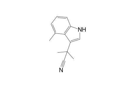 2-Methyl-2-(4-methyl-1H-indol-3-yl)propanenitrile