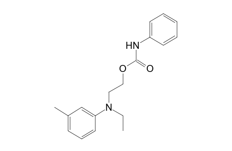2-(N-ethyl-m-toluidino)ethanol, carbanilate (ester)