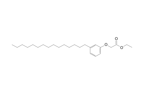 (m-pentadecylphenoxy)acetic acid, ethyl ester