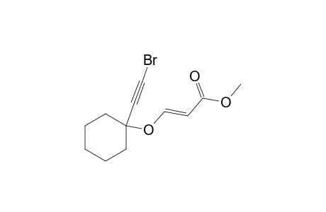 (E)-methyl 3-(1-(bromoethynyl)cyclohexyloxy)acrylate