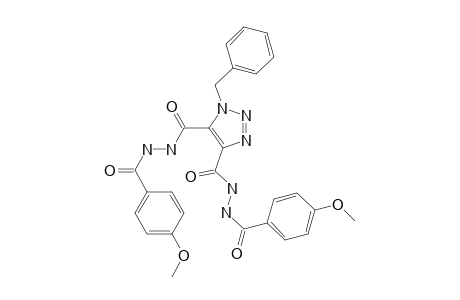 1-Benzyl-4-N',5-N'-bis(4-methoxybenzoyl)triazole-4,5-dicarbohydrazide