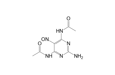 N,N'-(2-amino-5-nitroso-4,6-pyrimidinediyl)bisacetamide