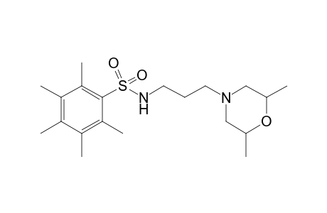 Benzenesulfonamide, pentamethyl-N-[3-(2,6-dimethyl-4-morpholyl)propyl]-