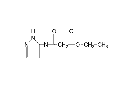N-(pyrazol-5-yl)malonamic acid, ethyl ester