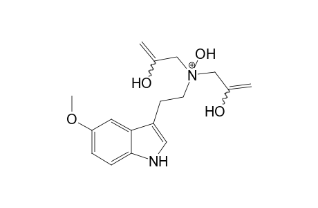 5-MeO-DALT-M (N-oxide-di-HO-allyl-) MS2