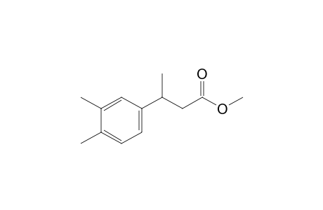 Benzenepropanoic acid, .beta.,3,4-trimethyl-, methyl ester