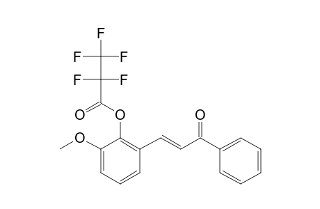 2-Hydroxy-3-methoxychalcone, pentafluoropropionate