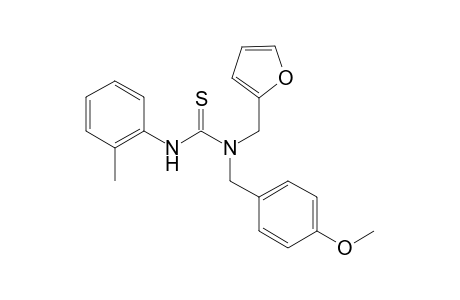 thiourea, N-(2-furanylmethyl)-N-[(4-methoxyphenyl)methyl]-N'-(2-methylphenyl)-