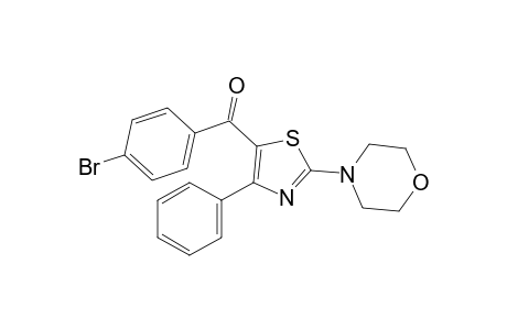 p-bromophenyl 2-morpholino-4-phenyl-5-thiazolyl ketone