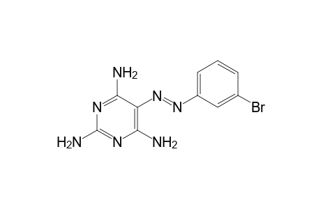 5-[(m-bromophenyl)azo]-2,4,6-triaminopyrimidine