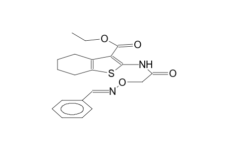 2-benzylideneaminooxyacetamido-3-ethoxycarbonyl-4,5,6,7-tetrahydrobenzothiophene