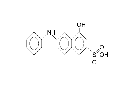 6-anilino-4-hydroxy-2-naphthalenesulfonic acid