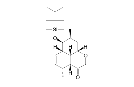 [3AS-3A-ALPHA,4-ALPHA,6A-ALPHA,7-BETA,8-BETA,9A-ALPHA,9B-ALPHA]-3A,4,6A,7,8,9,9A,9B-OCTAHYDRO-4,8-DIMETHYL-7-[(THEXYL-DIMETHYLSILYL)-OXY]-NAPH