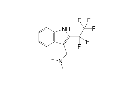 3-(N,N-DIMRTHYLAMINOMETHYL)-2-PENTAFLUOROETHYLINDOLE