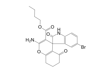 (S)-butyl 2-amino-5'-bromo-2',5-dioxo-5,6,7,8-tetrahydrospiro[chromene-4,3'-indoline]-3-carboxylate