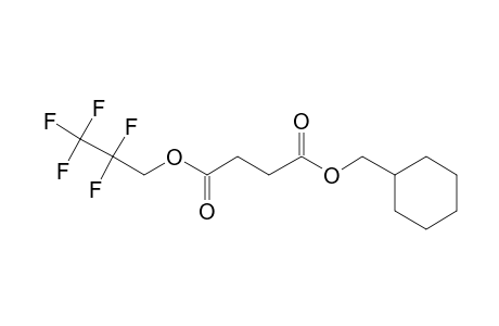 Succinic acid, cyclohexylmethyl 2,2,3,3,3-pentafluoropropyl ester