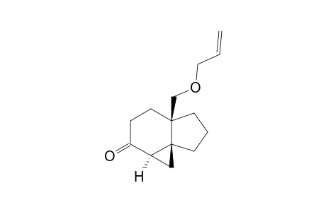 (1aR*,4aR*,7aS*)-4a-(Allyloxymethyl)-octahydro-2H-cyclopropa[d]inden-2-one