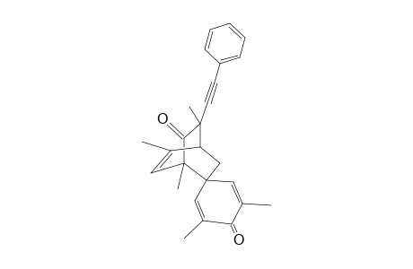 2,4,7,9,13-PENTAMETHYL-9-PHENYLETHYNIL-7,10-ETHENOSPIRO-[5,5]-UNDECA-1,4-DIENE-3,8-DIONE