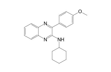 N-cyclohexyl-3-(4-methoxyphenyl)-2-quinoxalinamine