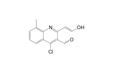 4-Chloro-3-formyl-8-methyl-2-(2-hydroxyvinyl)quinoline