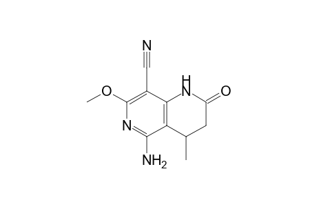 5-AMINO-8-CYANO-3,4-DIHYDRO-7-METHOXY-4-METHYL-1,6-NAPHTHYRIDIN-2(1H)-ONE