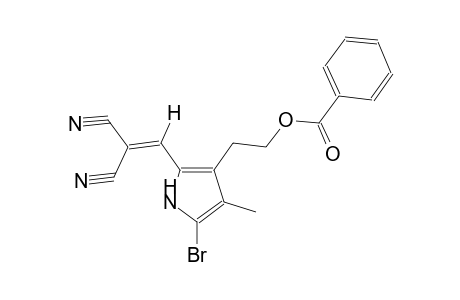 2-[5-bromo-2-(2,2-dicyanovinyl)-4-methyl-1H-pyrrol-3-yl]ethyl benzoate