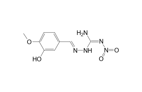 2-[(E)-(3-hydroxy-4-methoxy-benzylidene)amino]-1-nitro-guanidine