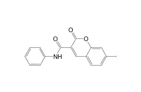 7-methyl-2-oxo-N-phenyl-2H-chromene-3-carboxamide