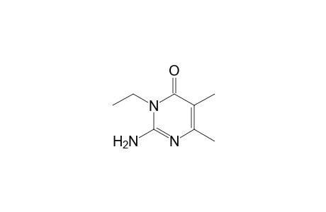 2-amino-3-ethyl-5,6-dimethylpyrimidin-4-one