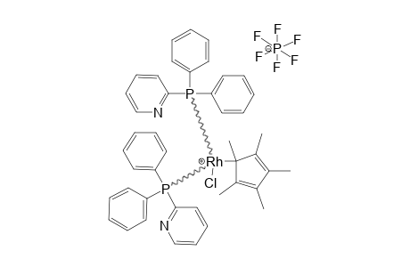 [[ETA(5)-C5ME5]RHCL[KAPPA(1)-P-PH2PY]2]-PF6