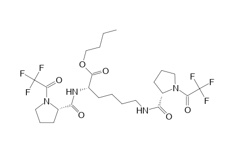 N,N'-Bis(tfa-L-prolyl)lysine butyl ester
