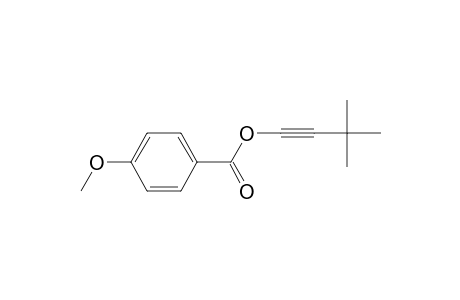 Benzoic acid, 4-methoxy-, 3,3-dimethyl-1-butynyl ester
