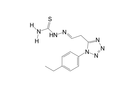 1-(p-ethylphenyl)-1H-tetrazole-5-acetaldehyde, thiosemicarbazone