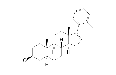 (3Beta,5alpha)-17-(2'-methylphenyl)-5alpha-androst-16-en-3-ol