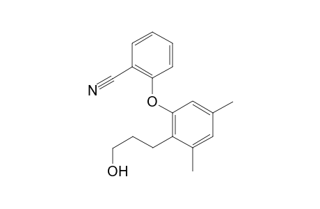 2-(2-(3-hydroxypropyl)-3,5-dimethylphenoxy)benzonitrile