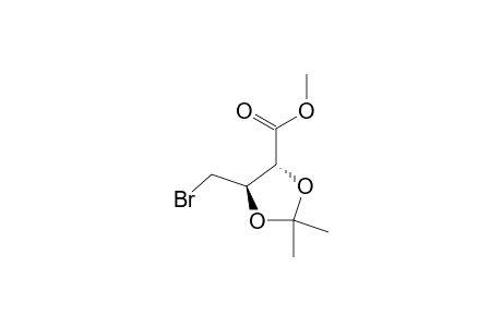 (2R,3S)-4-BROMO-4-DESOXY-2,3-O-ISOPROPYLIDENE-L-METHYL-THREONATE