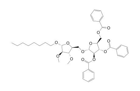 OCTYL-5-O-(2,3,5-TRI-O-BENZOYL-ALPHA-D-ARABINOFURANOSYL)-2,3-DI-O-METHYL-ALPHA-D-ARABINOFURANOSIDE