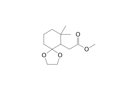 Methyl (7,7-dimethyl-1,4-dioxaspiro[4.5]dec-6-yl)acetate