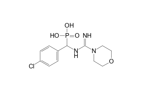 {p-chloro-alpha-[(1-morpholinoformimidoyl)amino]benzyl}phosphonic acid