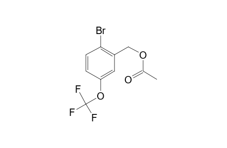 [2-Bromo-5-(trifluoromethoxy)phenyl]methanol, acetate