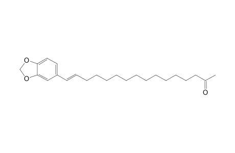 2-Oxo-16-(3',4'-methylenedioxyphenyl)-trans-15-hexadecene