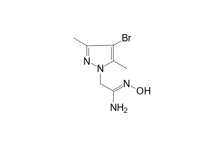 (1Z)-2-(4-bromo-3,5-dimethyl-1H-pyrazol-1-yl)-N'-hydroxyethanimidamide