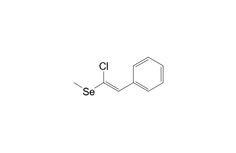 1-Chloro-1-(methylseleno)-2-phenylethene